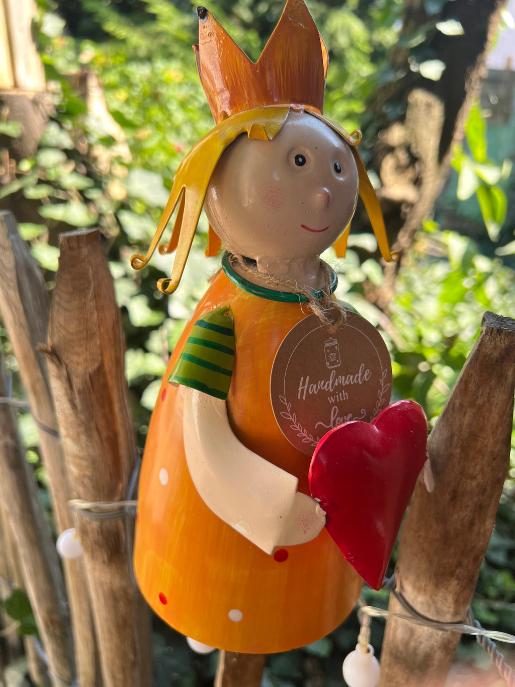 Zaunhocker Prinzessin mit Herz