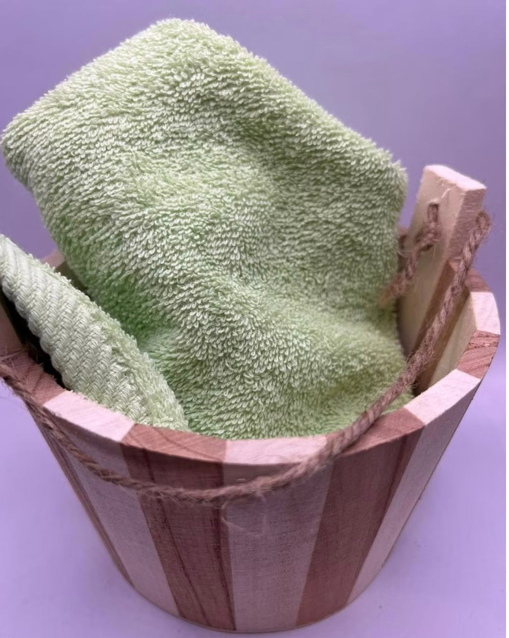 Gästehandtuch Lindgrün