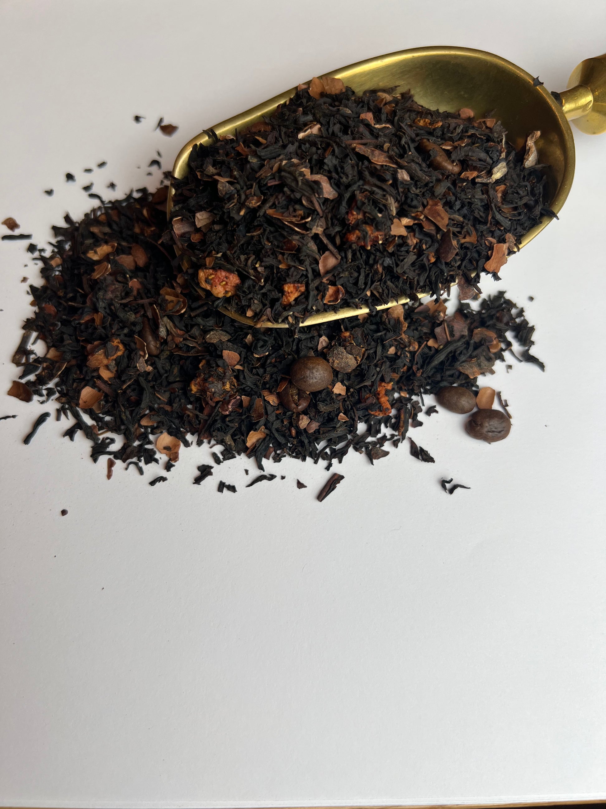 Schwarz Tee Erbeer Schoko Espresso Tee 100g